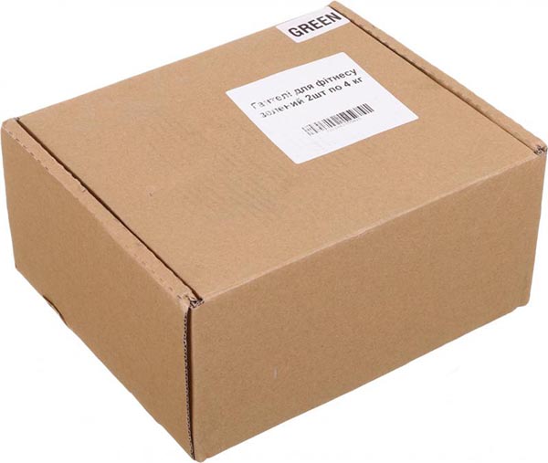 Гантелі NEO-SPORT 2 шт. по 4 кг зелений 