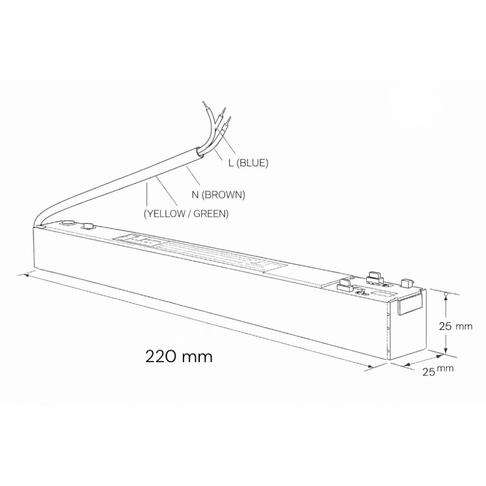 Блок живлення LIGHT SET SAPSAN PW 100W 48V чорний