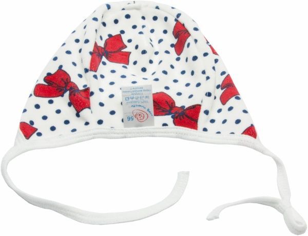 Чепчик детский Моя планета Ч802 р.56 р.40 белый с рисунком