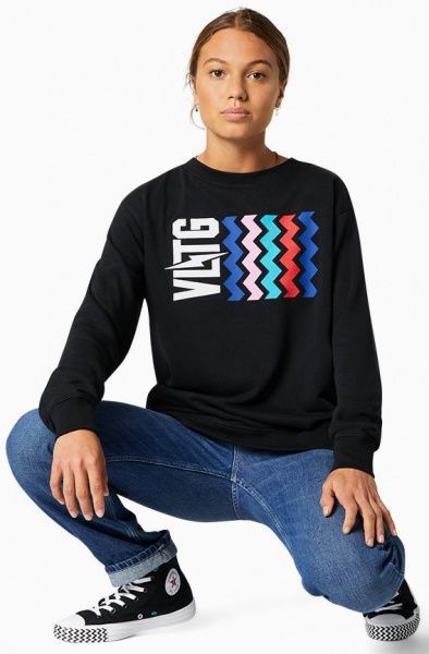 Джемпер Converse Voltage Crew 10018394-001 р. S черный