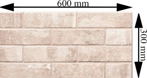 Клінкерна плитка Brickstone Beige ZNXBS3B 30*60*9,2 Zeus Ceramica
