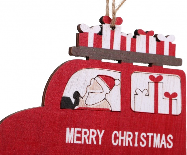 Декоративная подвеска Машина 10,5x12 см 6014-78