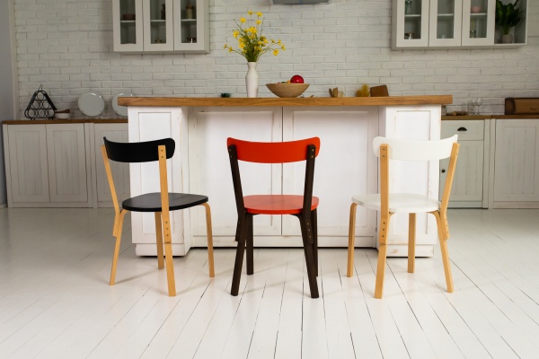 Стул Scandi белый /бук