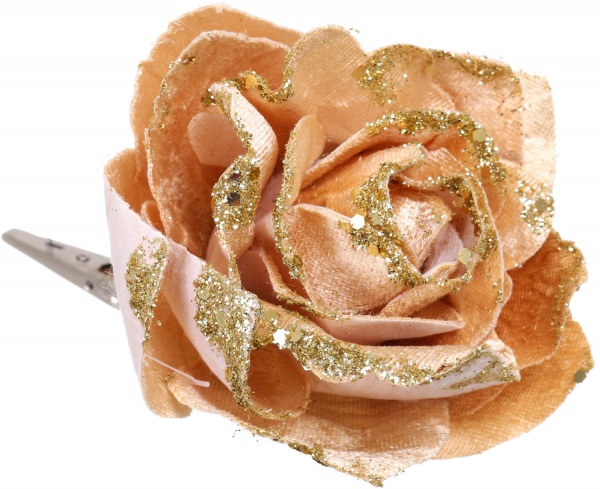 Цветок декоративный DH8055000 золотой 11х5х11 см