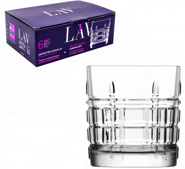 Склянка низька Brit 325 мл LAV 