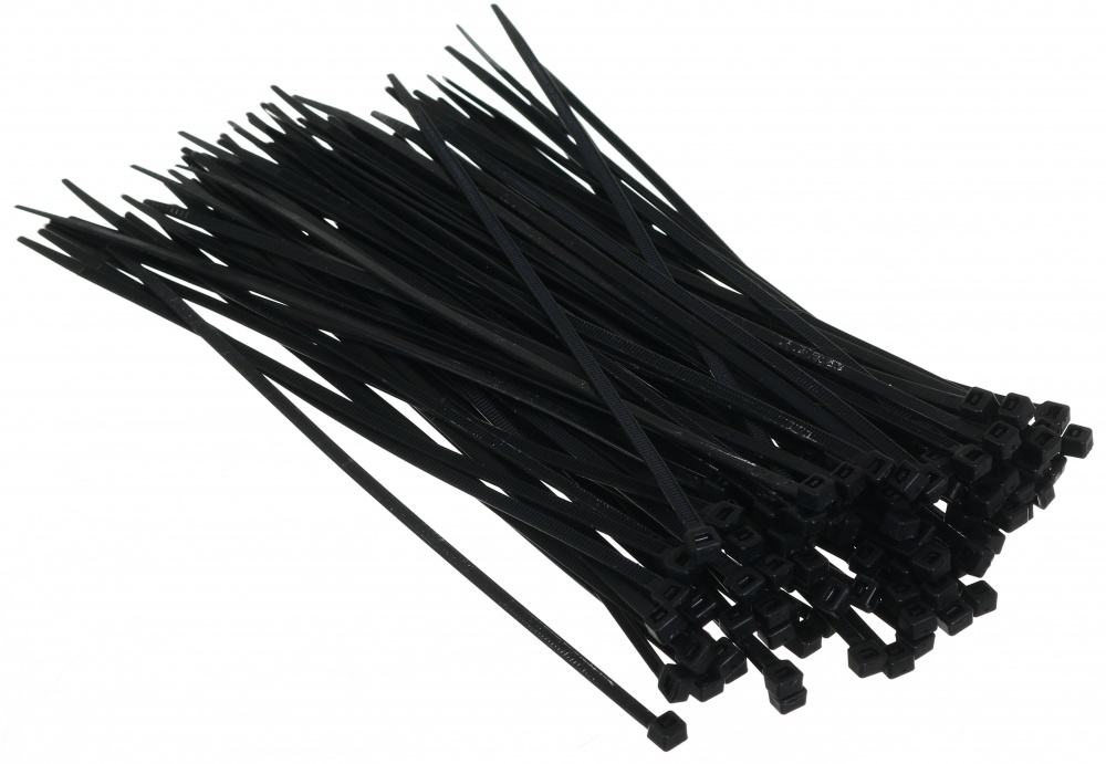 Стяжка для кабелю HausMark 3,5х250 мм 100 шт. чорний