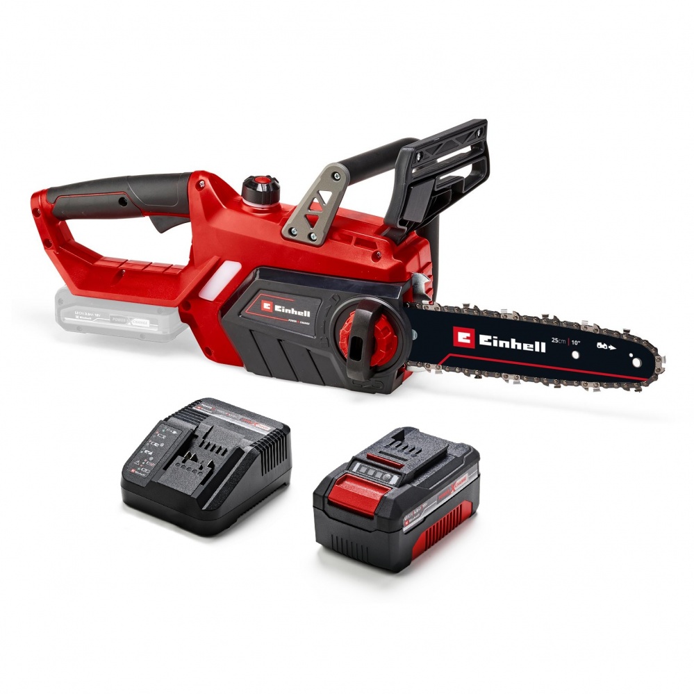 Акумуляторна ланцюгова пила Einhell PXC GE-LC 18/25 Li Kit 4 Ah 10111211