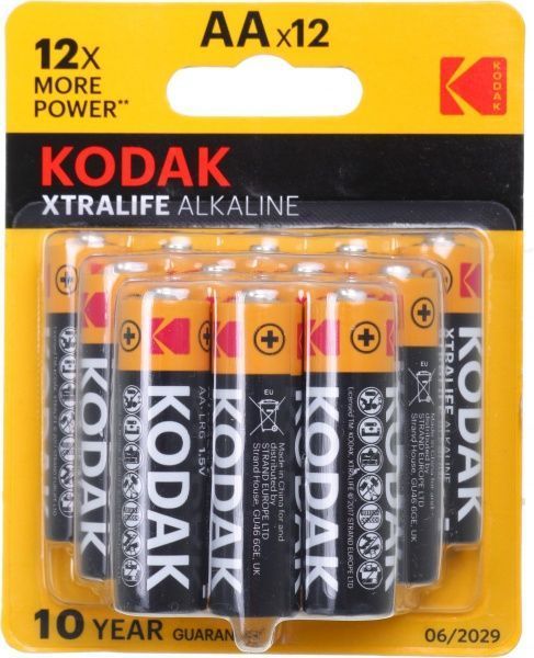 Батарейки Kodak XTRALIFE AA (LR6, 316) 12 шт. (30383883) 