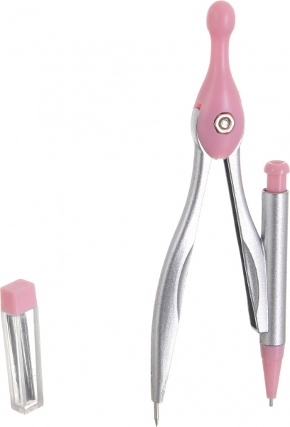 Циркуль рожевий із сірим