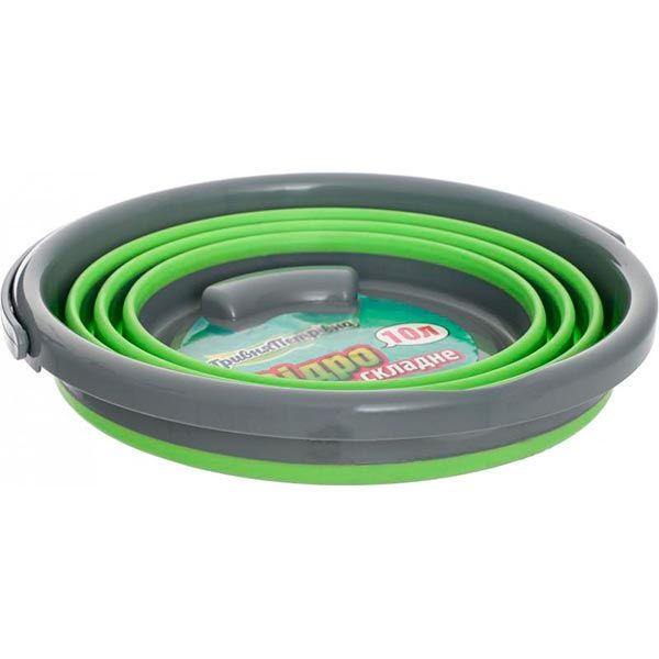 Відро без кришки Гривня Петрівна розкладне гумове 