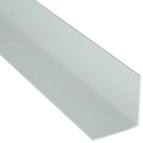 Поріжок алюмінієвий анодований Braz Line 30х30x2700 мм срібло