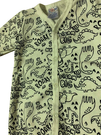 Комбінезон дитячий унісекс Моя планета динозаври Кмб401-6 р.62 білий 