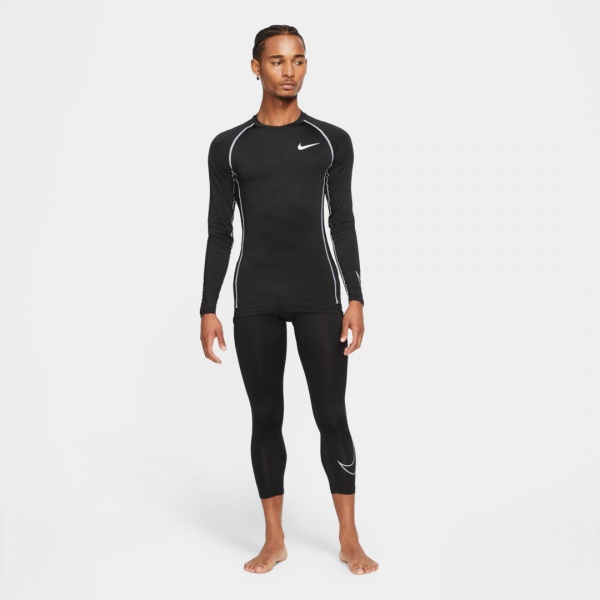 Лосини Nike M NP DF 3QT TIGHT DD1919-010 р.S чорний