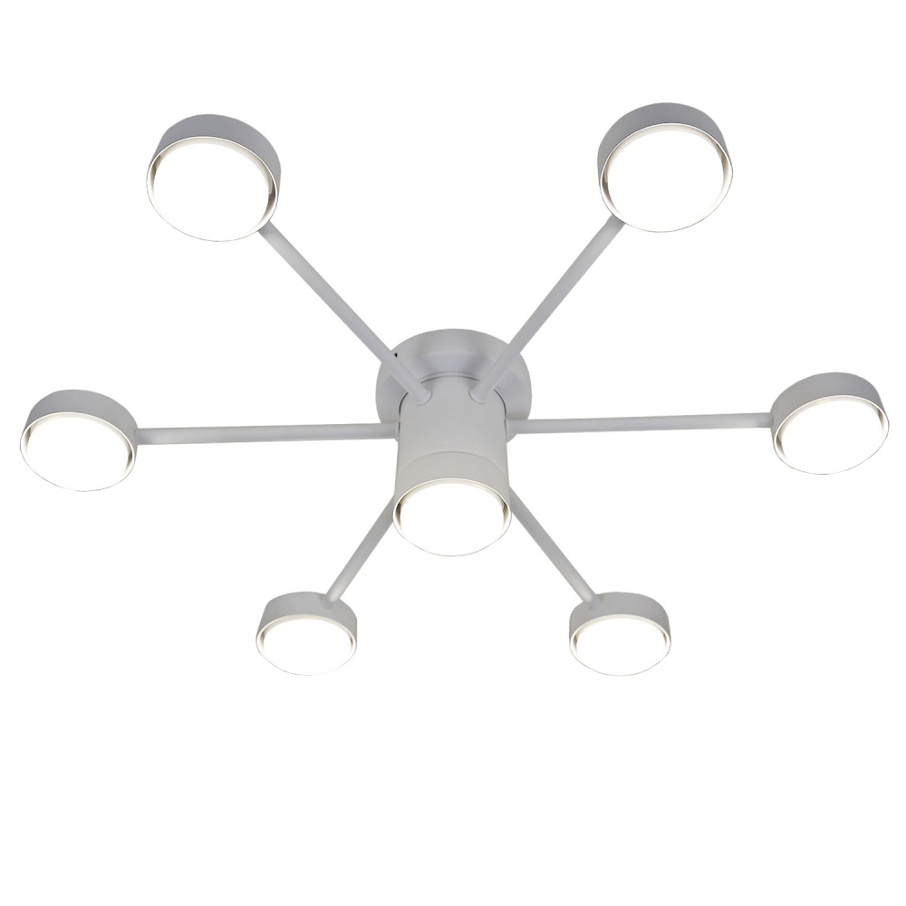 Люстра потолочная Victoria Lighting 7x12 Вт GX53 белый Robyn/PL7 white