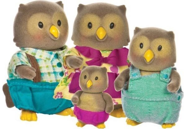 Игровой набор Li'l Woodzeez Семья Сов 6007M 