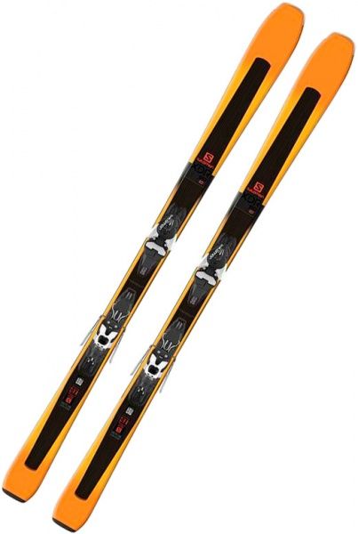 Лыжи Salomon XDR X80 ST L40053400 + Mercury 11 L3987960010 160 см черный с оранжевым