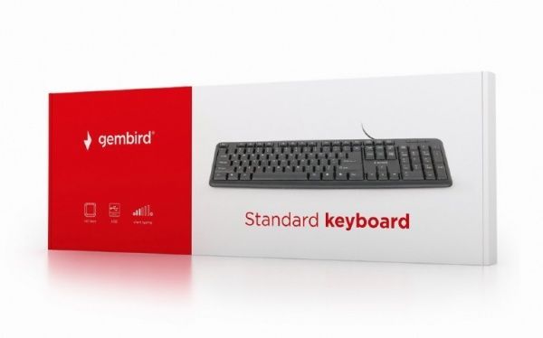 Комплект клавиатура и мышь Gembird с ковриком KMPS-103101S 
