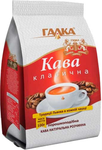 Кофе растворимый ГАЛКА натуральный 100 г (4820000574303)