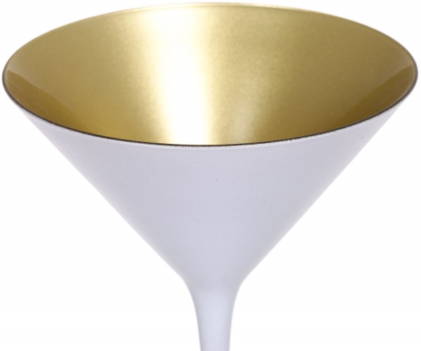 Бокал для мартини Olympic белый с золотистым 240 мл 1 шт. Stoelzle 