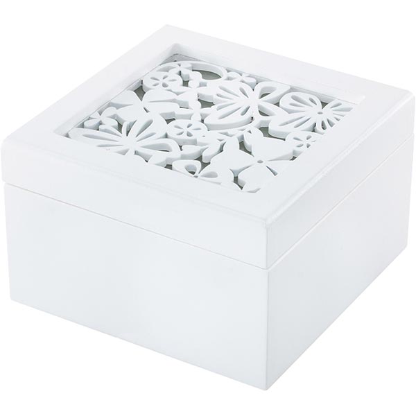 Сундук для украшений Butterfly 12x12 см