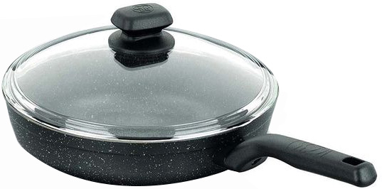 Сковорода с крышкой Ornella Alu 24x4,7 см 2 л (A1844-1) Korkmaz