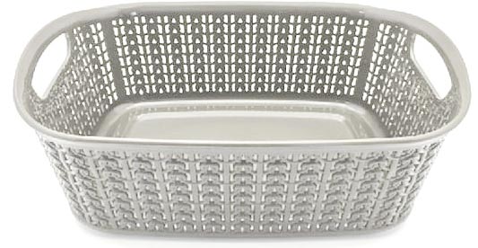 Кошик Ucsan Plastik KNIT прямокутна 5,04 л сірий 