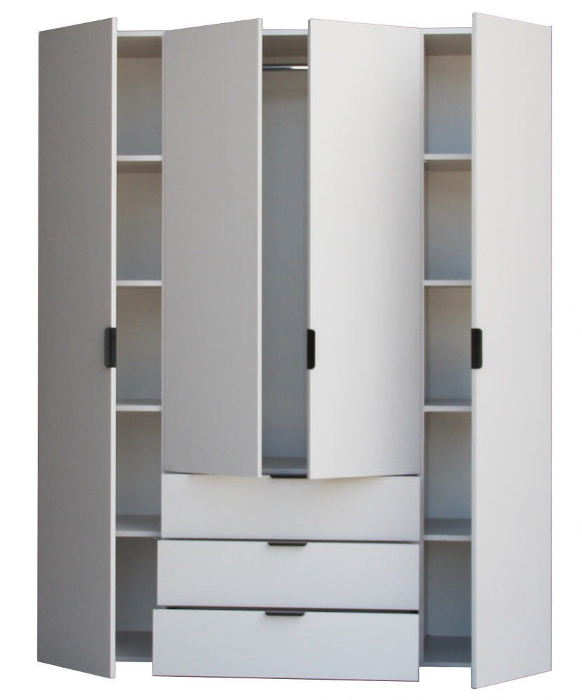 Шкаф Берегиня Choice 4д3я 2000х1608х550 мм кашемир