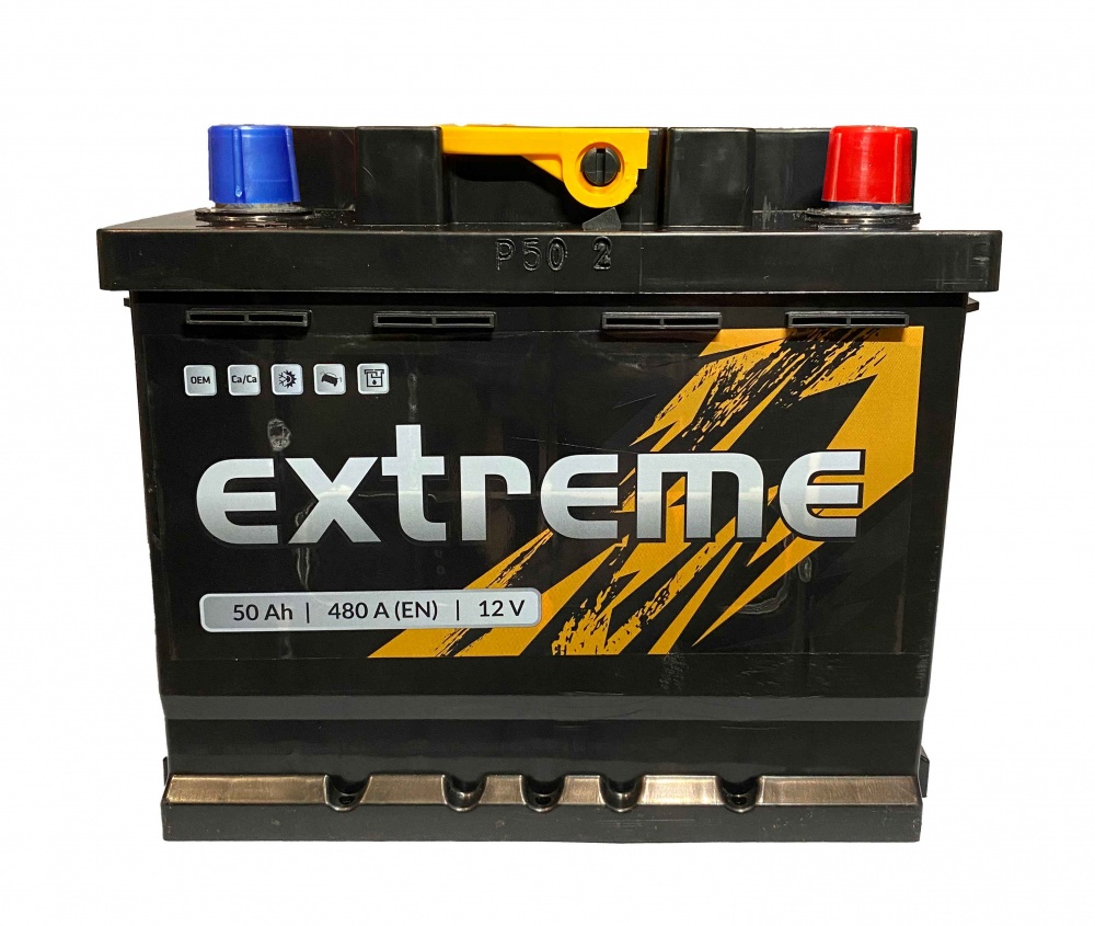 Аккумулятор автомобильный Extreme 50Ah 480A 12V EXT 6CT-50A(0) «+» справа (EXT 6CT-50A(0))