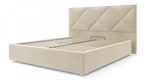 Кровать с подъемным механизмом SOFYNO Кристалл 180x200 см бежевый 