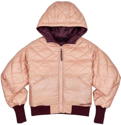 Куртка Converse Womens Down Reversible Utility Puffer 10019428-629 M бордовийпудровий