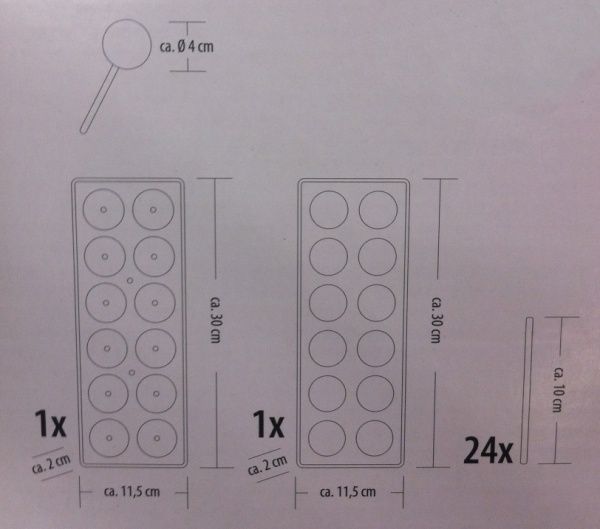 Набор для приготовления печенья Шарик на палочке 44901 Zenker