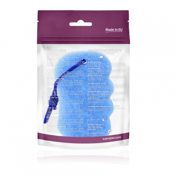 Мочалка-пілінг Suavipiel Актив в асортименті 