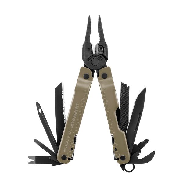 Мультитул Leatherman Super Tool 300M Black/Colote (чехол Molle), 18 инструментов 832762