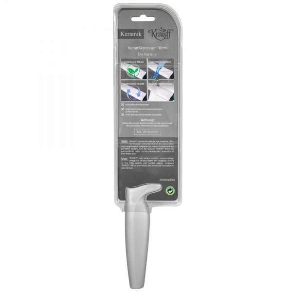 Ніж керамічний 18 см silver 29-250-037 Krauff 
