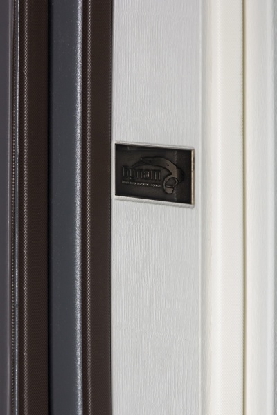 Двері вхідні Булат Термо Мегаполис 528 мусонне дерево / мусонне дерево світле 2050x850 мм ліві