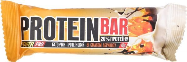 Протеїновий батончик POWER PRO зі смаком абрикосу 40 г 