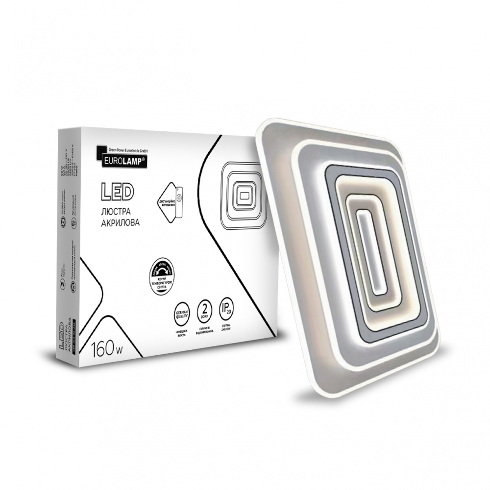 Світильник світлодіодний Eurolamp 160 Вт білий 3000-6500 К LED-ALS-160-A65