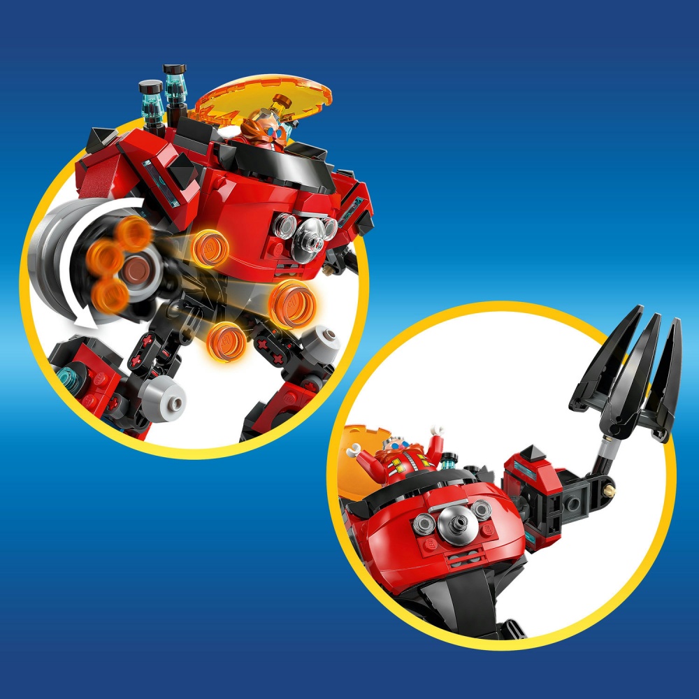 Конструктор LEGO Sonic Knuckles против Dr. Eggman Egg Crusher Mech 77005