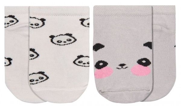 Носки детские Giulia KSS KOMPLEKT-009 calzino (2 пары) bianco/steel р.18 серый 