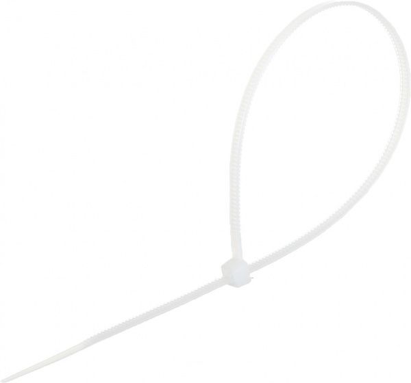 Стяжка кабельная UP! (Underprice) 3.5х200 мм 100 шт. белый 