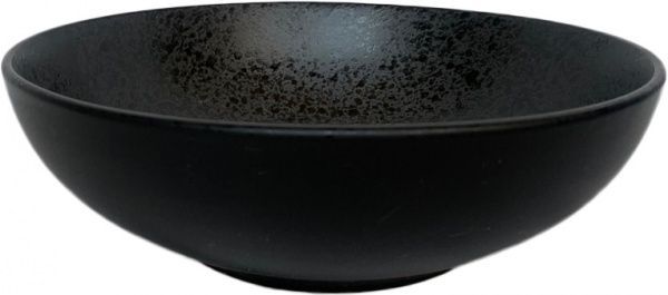 Тарелка суповая Seeds 18 см черная Bella Vita