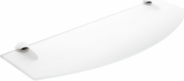 Полочка стеклянная АС 06 матовая 600x150x6 мм 