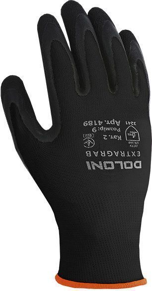 Рукавички Doloni з покриттям латекс L (9) 4189