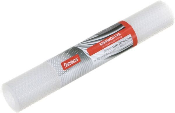 Килимок для кухонних шухляд прозорий 150x30 см G35D-S Flamberg