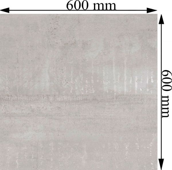 Плитка Cifre Metal Silver 60x60 