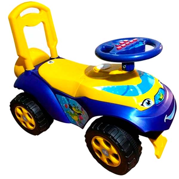 Чудомобиль Doloni Автошка синий с желтым 013117/04