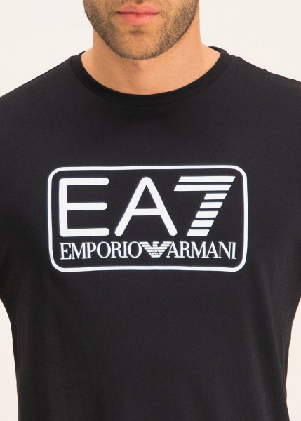 Футболка EA7 8NPT10-PJNQZ-1200 р.S чорний