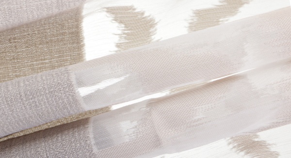 Тканина тюлева Scarlett Mark 715348/803 принтована 300 см какао 