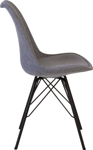 Стул Nowy Styl ASTI SOFT 4A BLACK (BOX-2) (CH) PN-02 серый / черный