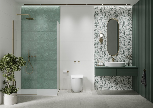 Плитка Ceramika Paradyz Salvinia Green Dekor Mat 30x60 